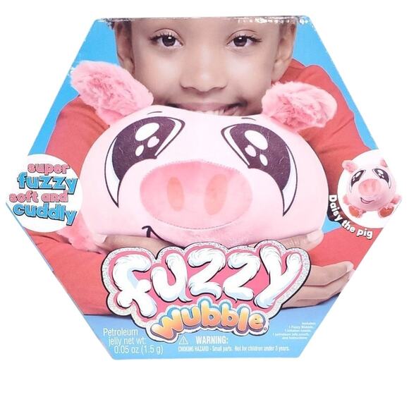 Fuzzy Wubble Daisy the Pig Stuffed Animal Plush Toy - Picture 1 of 4